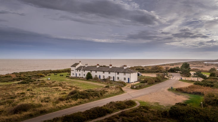 The exterior of Nightjar, Stonechat and Woodlark, Suffolk